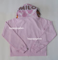 A BATHING APE Ladies' MILO SHARK CROPPED FULL ZIP DOUBLE HOODIE
