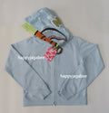 A BATHING APE Ladies' MILO SHARK CROPPED FULL ZIP DOUBLE HOODIE