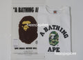 A BATHING APE BAPE KIDS ABC CAMO COLLEGE TEE