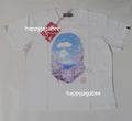A BATHING APE Ladies' SAKURA PHOTO APE HEAD MINI TEE