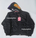 A BATHING APE Ladies' SHARK HOODIE MA-1 JACKET