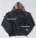 A BATHING APE Ladies' SHARK HOODIE MA-1 JACKET