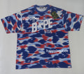 A BATHING APE SCREEN CAMO STA LOGO RELAXED FIT TEE
