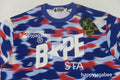 A BATHING APE SCREEN CAMO STA LOGO RELAXED FIT TEE