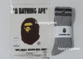 A BATHING APE CHUNKY RIBBED CREW SOCKS