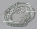 A BATHING APE APE HEAD GLASS ASHTRAY