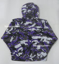 A BATHING APE GLITCH WOODLAND CAMO SHORT SNOWBOARD JACKET
