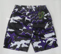 A BATHING APE GLITCH WOODLAND CAMO SHORTS