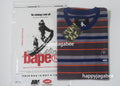 A BATHING APE BAPE BY KAZUKI KURAISHI MULTI STRIPE SHORT SLEEVES TEE