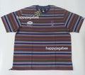 A BATHING APE BAPE BY KAZUKI KURAISHI MULTI STRIPE SHORT SLEEVES TEE