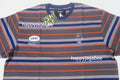 A BATHING APE BAPE BY KAZUKI KURAISHI MULTI STRIPE SHORT SLEEVES TEE