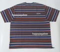 A BATHING APE BAPE BY KAZUKI KURAISHI MULTI STRIPE SHORT SLEEVES TEE
