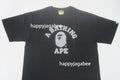 A BATHING APE REFLECTIVE ON COLLEGE TEE
