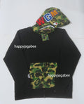 A BATHING APE ABC CAMO SHARK FULL ZIP HOODIE