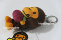 A BATHING APE BABY MILO STORE BABY MILO CHERRY PLUSH DOLL KEYCHAIN