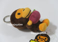 A BATHING APE BABY MILO STORE BABY MILO CHERRY PLUSH DOLL KEYCHAIN