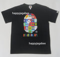 A BATHING APE BAPE KIDS BABY MILO PATCHWORK BY BATHING APE TEE