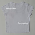 A BATHING APE Ladies' FAKE PRINT CROPPED TEE