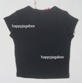A BATHING APE Ladies' FAKE PRINT CROPPED TEE