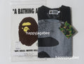 A BATHING APE WATER PRINT APE HEAD MESH RELAXED FIT TEE