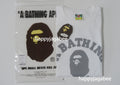 A BATHING APE REFLECTIVE ON COLLEGE TEE