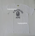 A BATHING APE REFLECTIVE ON COLLEGE TEE