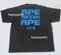 A BATHING APE BAPE x EU ( EMOTIONALY UNAVAILABLE ) TEE