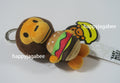 A BATHING APE BABY MILO STORE BABY MILO HAMBURGER PLUSH DOLL KEYCHAIN 12cm
