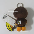 A BATHING APE BABY MILO STORE BABY MILO HAMBURGER PLUSH DOLL KEYCHAIN 12cm