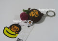 A BATHING APE BABY MILO STORE BABY MILO CHERRY PLUSH DOLL TAPE MEASURE KEYCHAIN