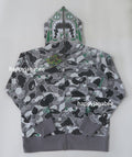 A BATHING APE BAPE x HIDDEN STA CAMO TIGER FULL ZIP HOODIE