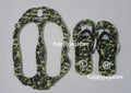 A BATHING APE ABC CAMO BEACH SANDALS