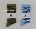 A BATHING APE ABC CAMO JACQUARD SOCKS