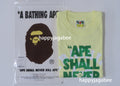 A BATHING APE APE SHALL NEVER KILL APE COLLEGE RELAXED FIT TEE