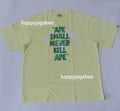 A BATHING APE APE SHALL NEVER KILL APE COLLEGE RELAXED FIT TEE