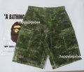 A BATHING APE MULTI PIXEL CAMO CARGO RELAXED FIT SHORTS