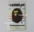A BATHING APE GRADIENT RAINBOW STRIPE ONE POINT TEE
