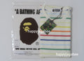 A BATHING APE GRADIENT RAINBOW STRIPE ONE POINT TEE
