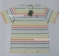 A BATHING APE GRADIENT RAINBOW STRIPE ONE POINT TEE