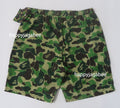 A BATHING APE ABC CAMO APE HEAD ONE POINT BEACH SHORTS