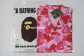 A BATHING APE ABC CAMO OPEN COLLAR SS SHIRTS