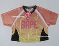 A BATHING APE Ladies' DIP DYE MULTI LOGO MINI TEE