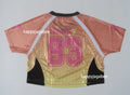 A BATHING APE Ladies' DIP DYE MULTI LOGO MINI TEE