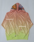 A BATHING APE Ladies' DIP DYE SHARK FULL ZIP HOODIE