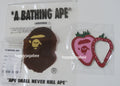 A BATHING APE Ladies' STRAWBERRY APE HEAD CARABINER