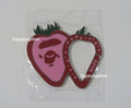 A BATHING APE Ladies' STRAWBERRY APE HEAD CARABINER