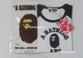 A BATHING APE Ladies' COLLEGE RAGLAN CROPPED TEE