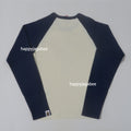 A BATHING APE Ladies' COLLEGE RAGLAN CROPPED L/S TEE