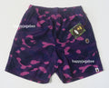 A BATHING APE COLOR CAMO APE HEAD ONE POINT BEACH SHORTS