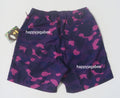 A BATHING APE COLOR CAMO APE HEAD ONE POINT BEACH SHORTS